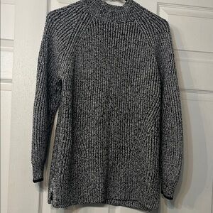 Black and White Knit Sweater